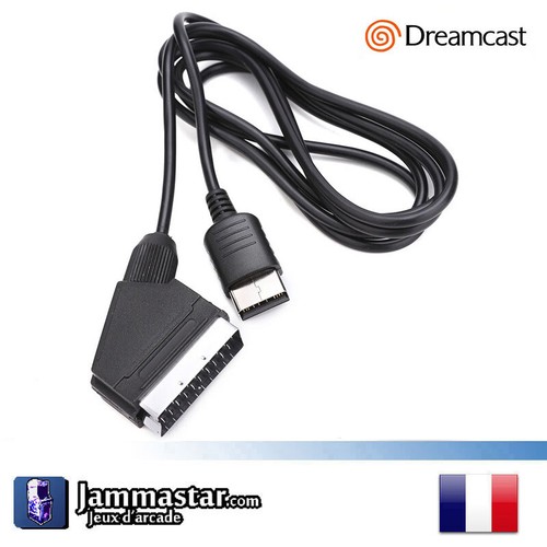 Câble vidéo rgb pour sega - câble,